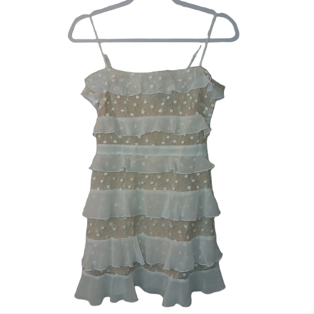 FOREVER 21 LADIES RUFFLED DRESS-S